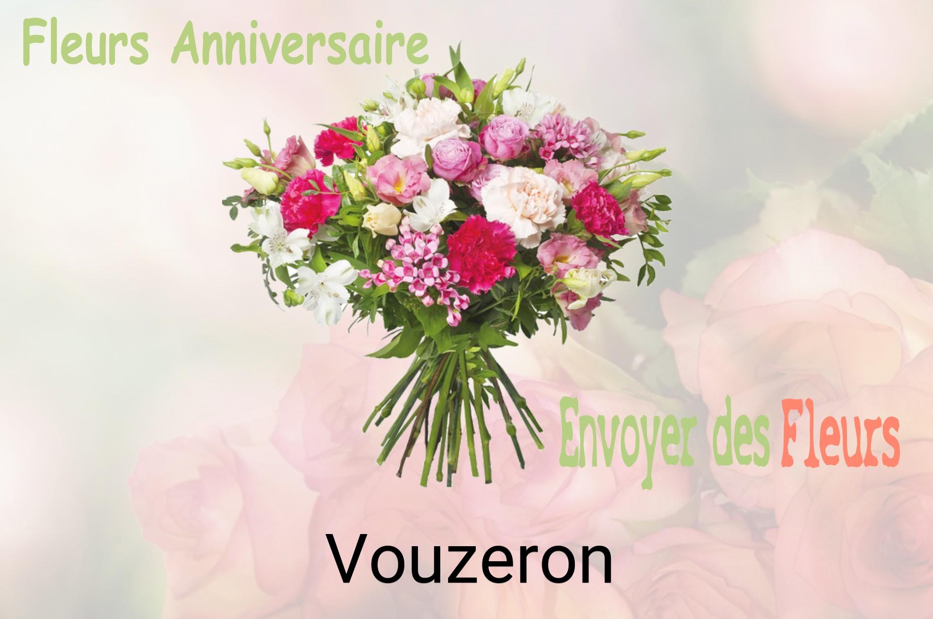 Bouquet de fleurs d’anniversaire livré à Vouzeron