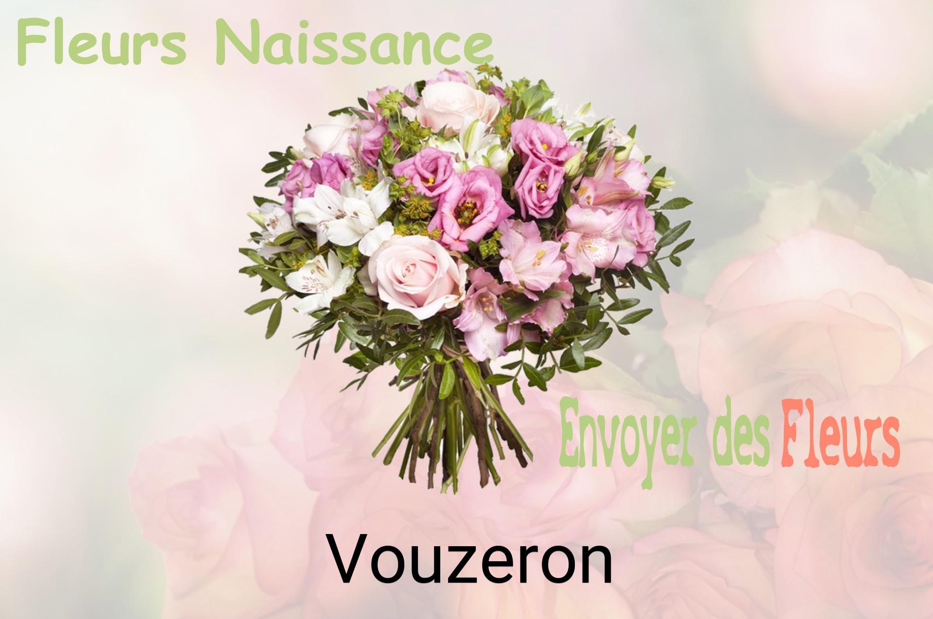 Bouquet de fleurs de naissance livré à Vouzeron